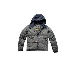 $195 HAWKE & CO Men's Sz S Black Green Insulated Heavyweight Puffer Jacket  Coat